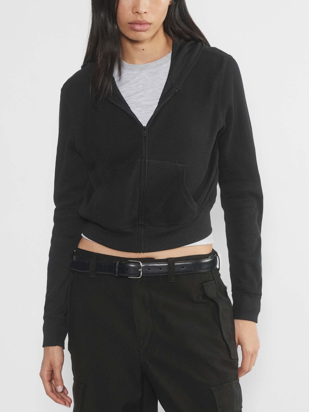 K085 ARRITZIA TNA Waffle Hoodie
